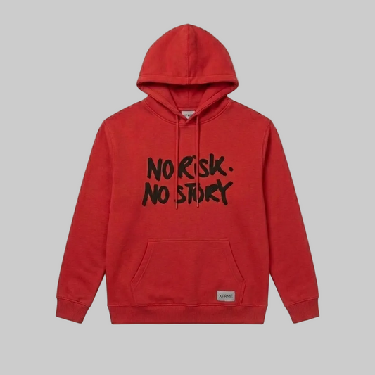 No Risk No Story Hoodie – Red (Men)