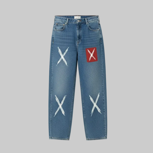 Straight-Leg X Jeans – Blue