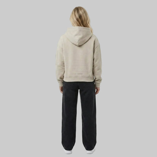 Utility Brush X Hoodie – Beige (Women)