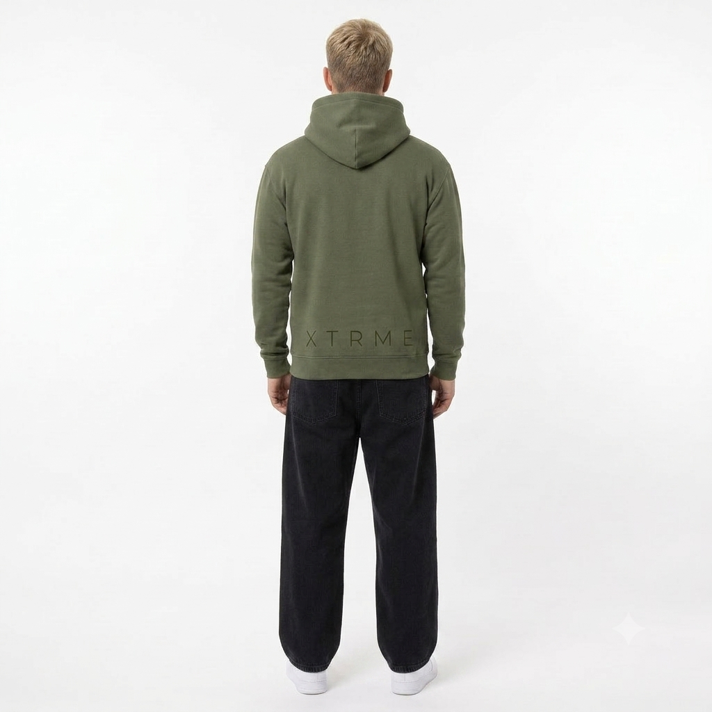 No Risk No Story Hoodie – Military Green (Men)