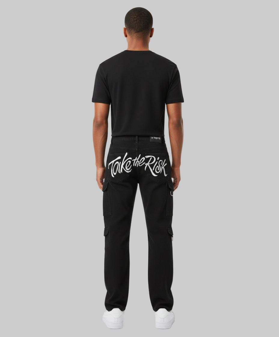XTRME Take The Risk Black Cargo PantS- MENS