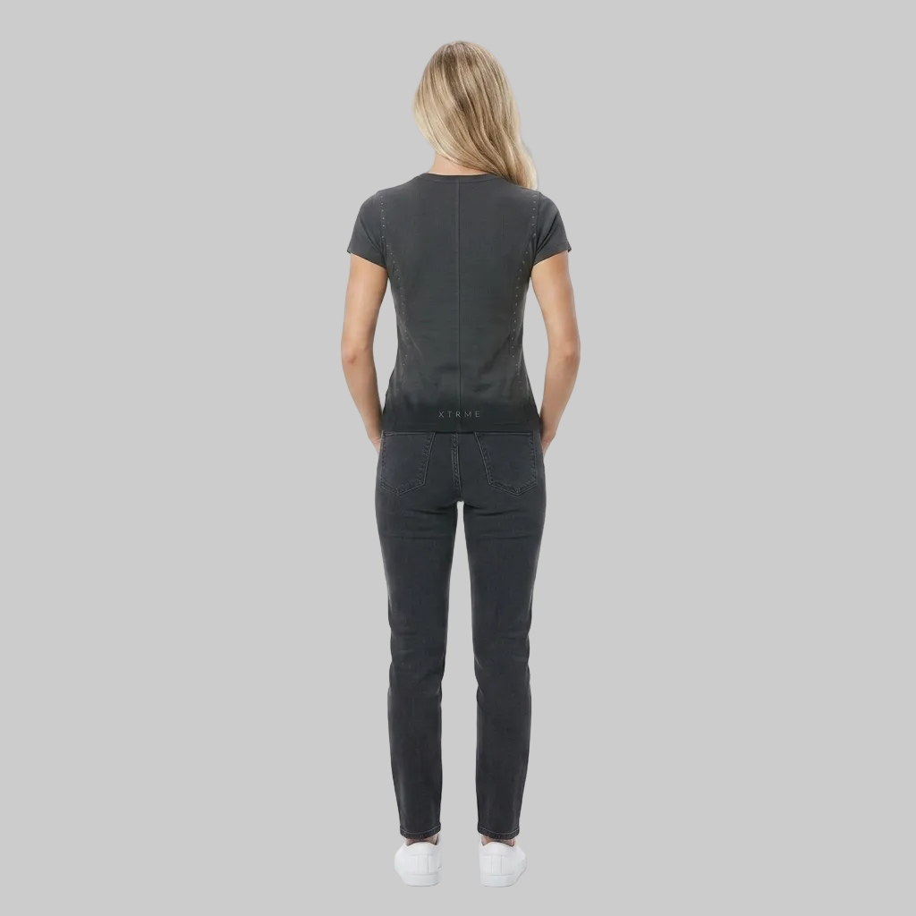 Urban Seam T-Shirt – Dark Grey (Women)