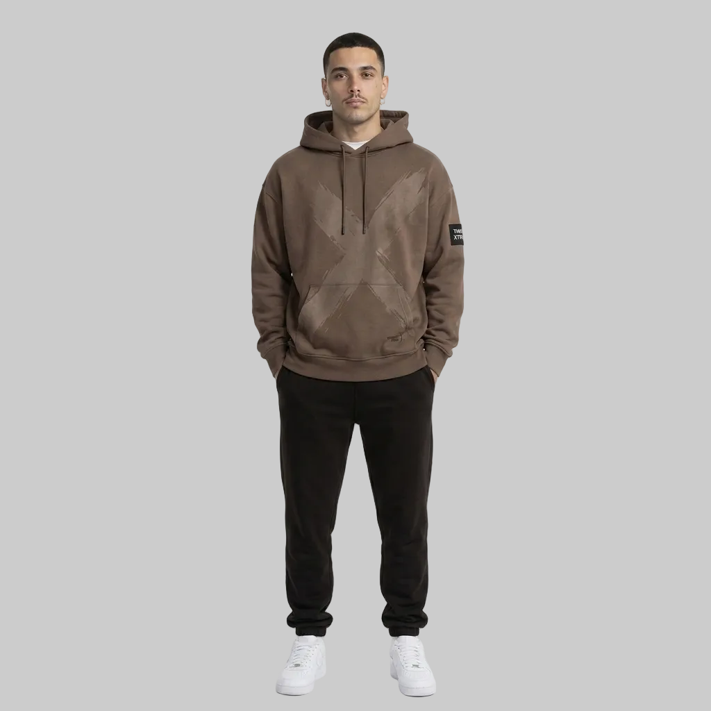 Think X Hoodie – Chocolate Brown (Men)
