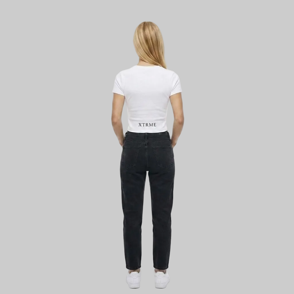 Rebel X Crop Top – White (Women)