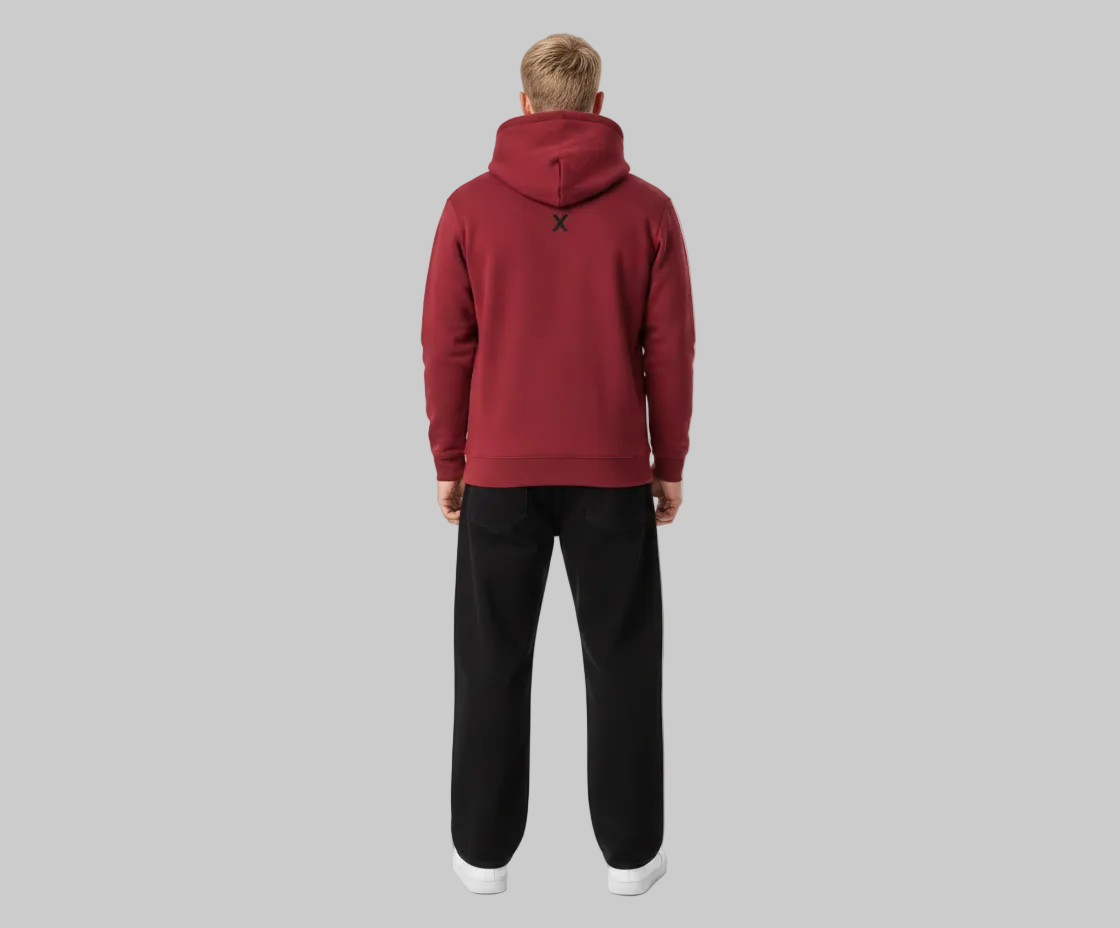 Essential XTRME Hoodie – Burgundy (Men)