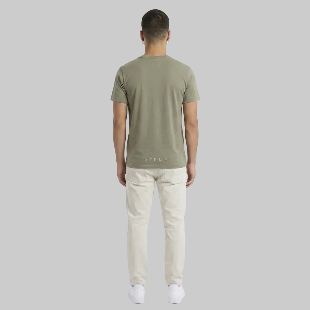 Brush X T-Shirt – Military Green (Men)