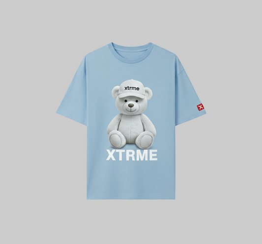 XTRME Light Blue Bear Tee — Women’s Edition