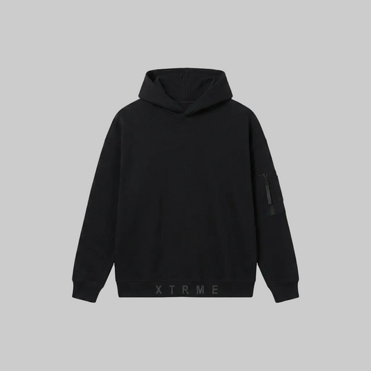 Oversized XTRME Hoodie – Black (Men)