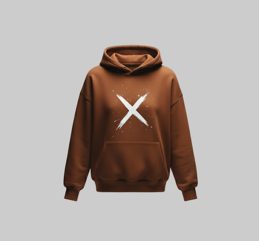 XTRME Beyond Fear Brown Hoodie