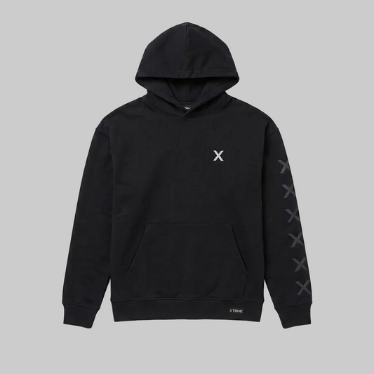 Bold X Hoodie – Black (Men)