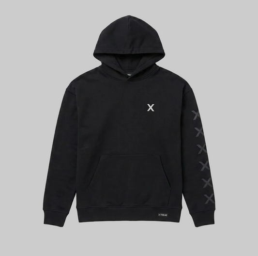 Bold X Hoodie – Black (Men)