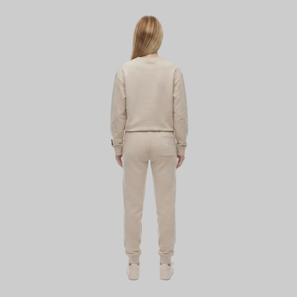 Signature X Cotton Pants – Light Beige (Women)