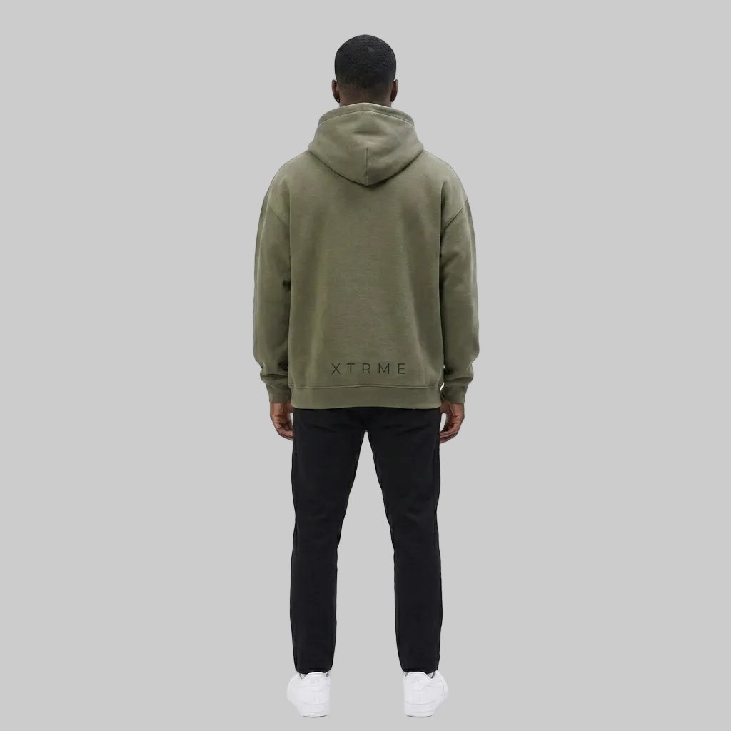 Signature X Hoodie – Military Green (Men)