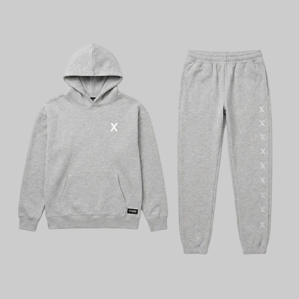 X Pattern Set – Light Grey (Women)
