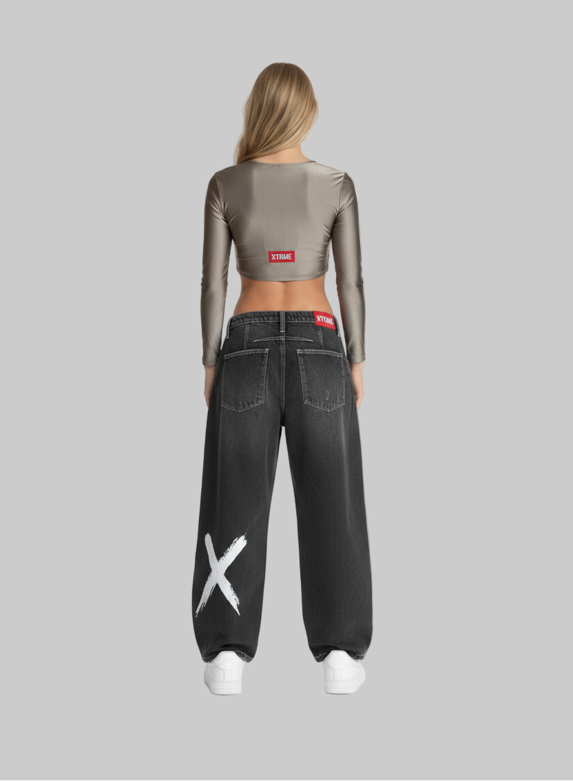 Wide-Leg Pants – Black