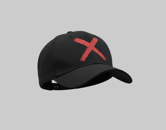 XTRME Red Mark Black Cap