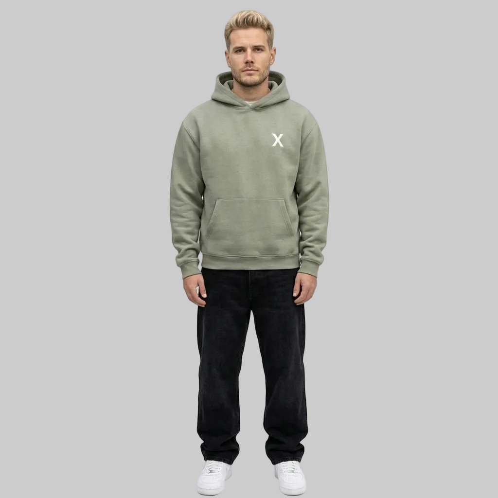 No Risk No Story Hoodie – Olive Green (Men)