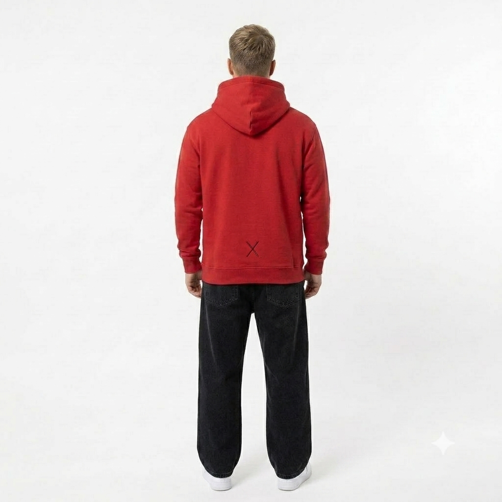 No Risk No Story Hoodie – Red (Men)