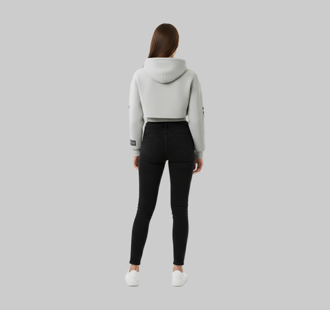 Hoodie Crop top Midnight Future