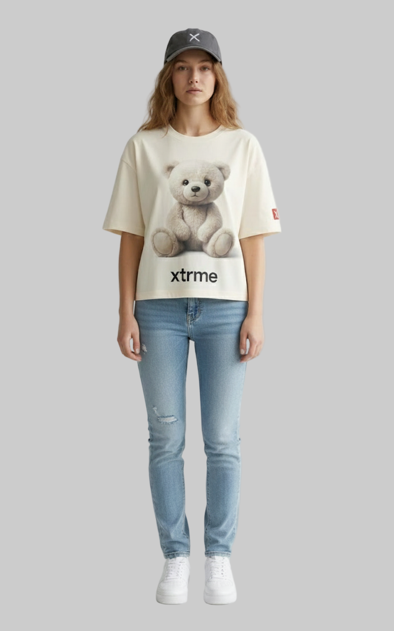 XTRME Soft Beige Bear Tee — Women’s Edition