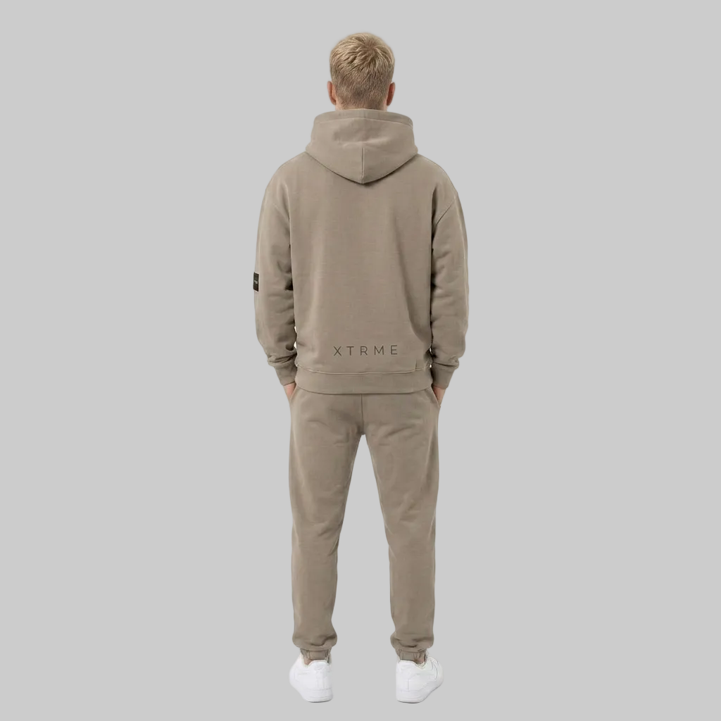 Tonal Risk Hoodie – Caramel (Men)