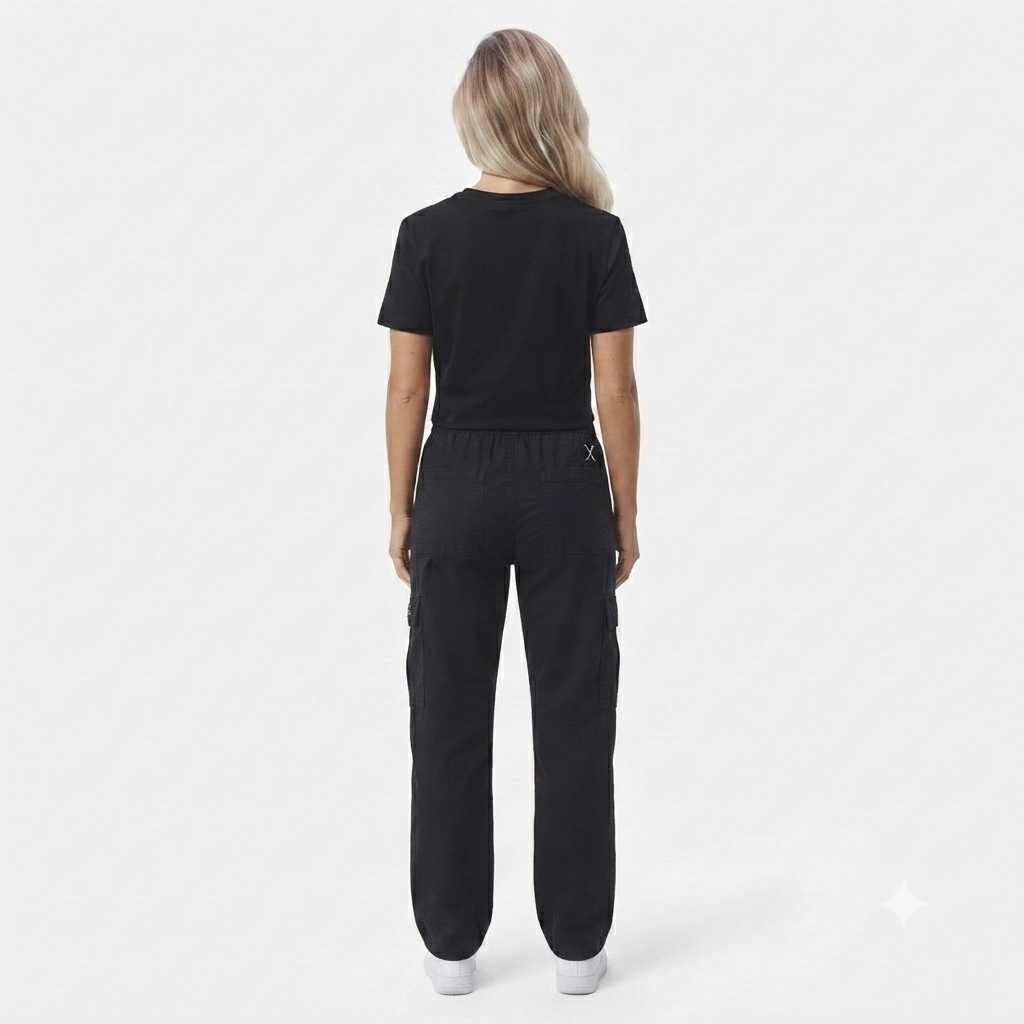 Utility Cargo Pants – Black (Women)