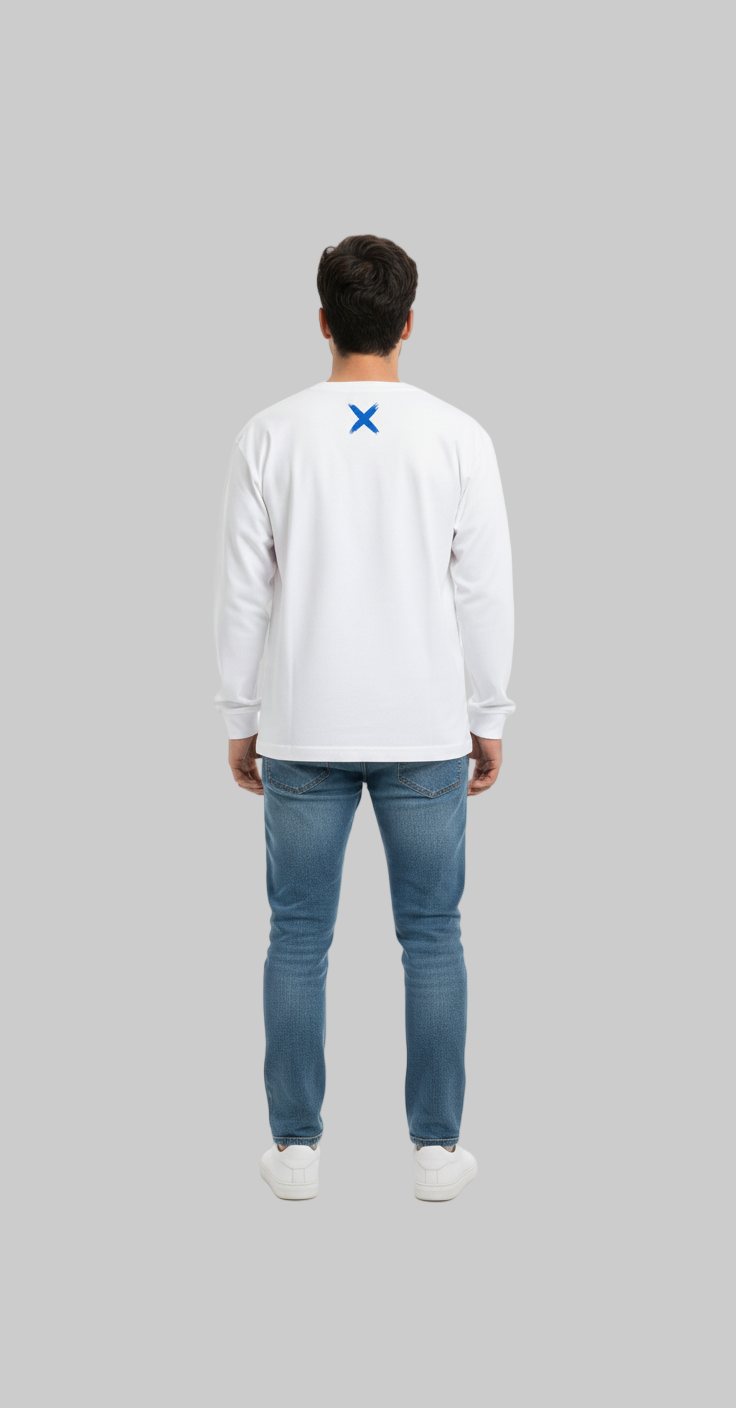 XTRME Royal Blue Mark Sweater – Men’s Edition