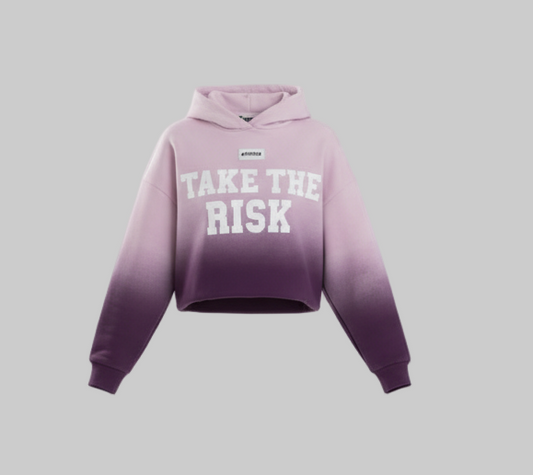 XTRME Take The Risk Pink–Purple Fade Hoodie
