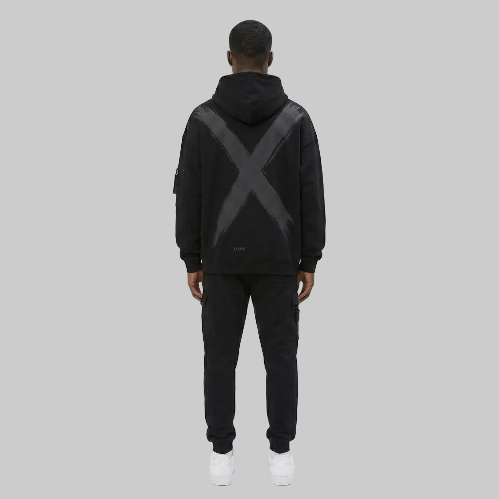 Oversized XTRME Hoodie – Black (Men)