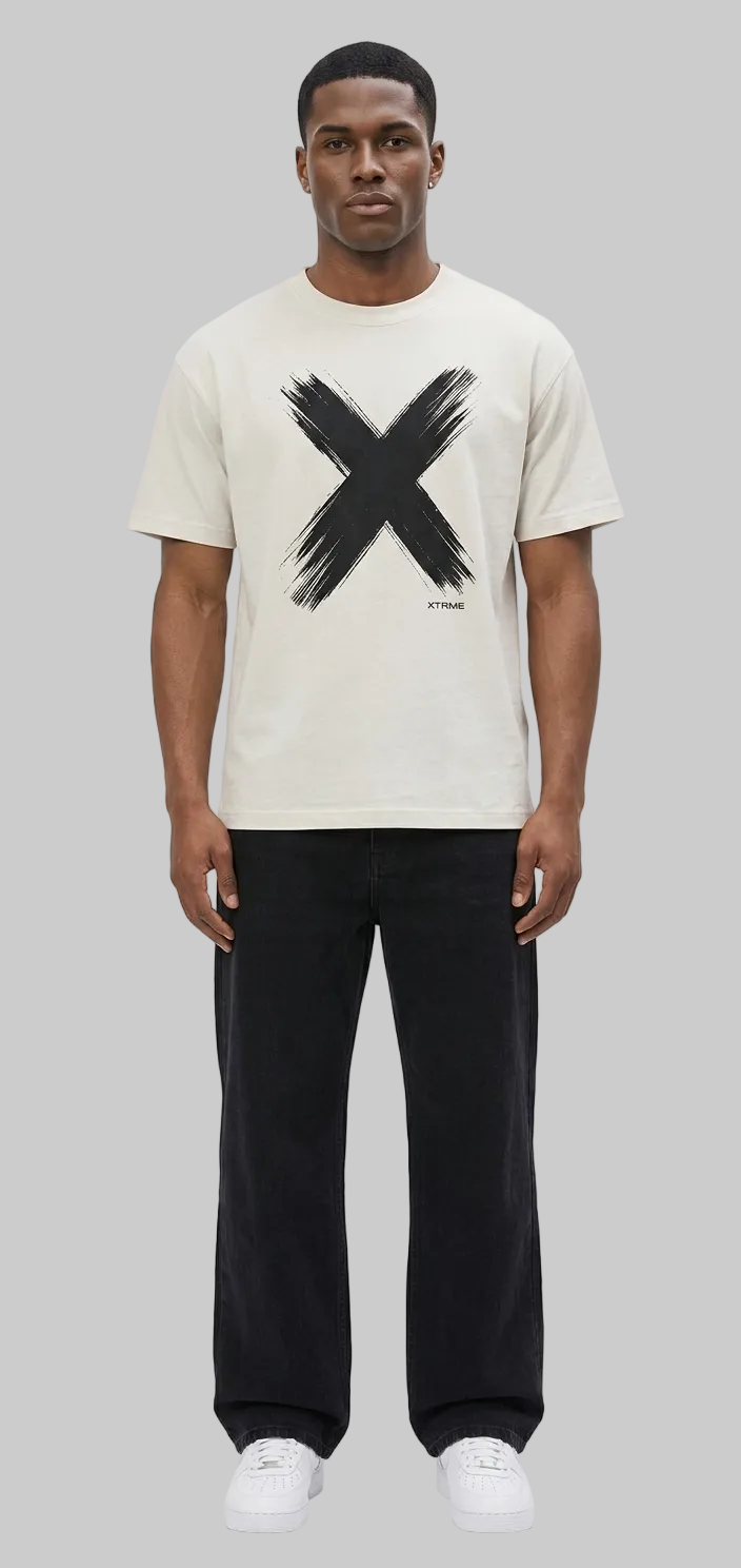 Signature X T-Shirt – Beige (Men)