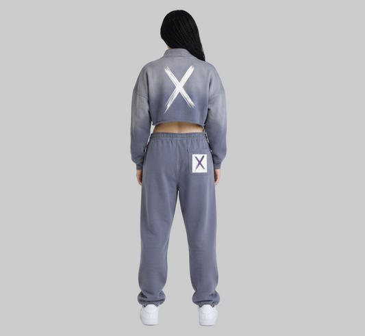XTRME Grey “Take The Risk” Women’s Tracksuit Set