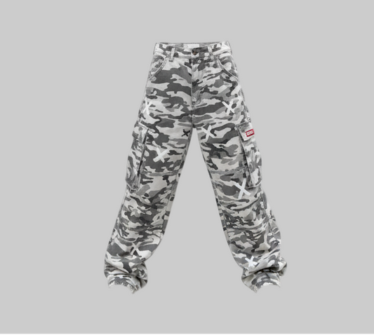 XTRME Grey Camo Cargo Jeans – Women’s Edition