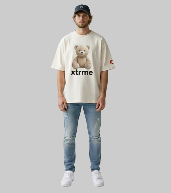 XTRME Soft Beige Bear Tee — Men’s Edition