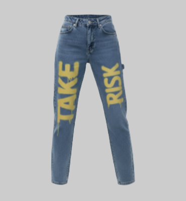 XTRME Light Blue Graffiti Denim — Men’s Jeans