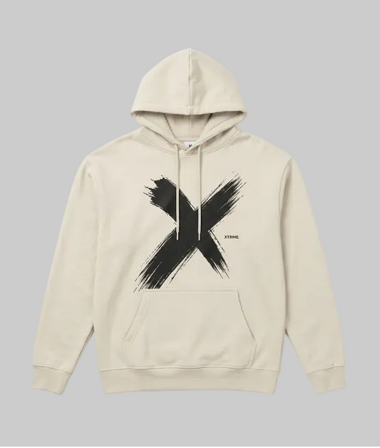 Signature X Hoodie – Beige (Men)