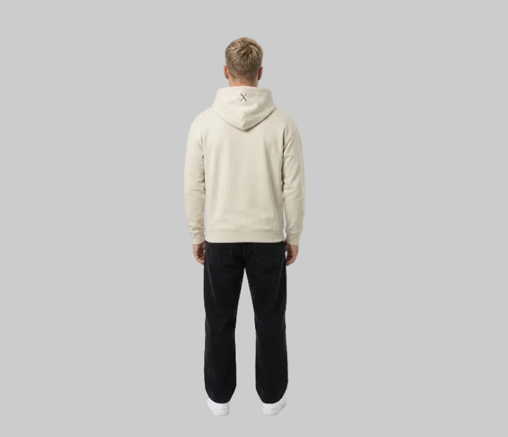 Signature X Hoodie – Beige (Men)
