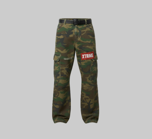 XTRME Military Green Cargo Pants — Men’s Edition