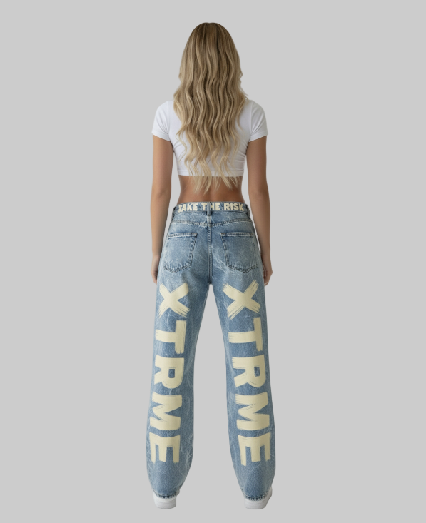 Take The Risk Jeans - Light Blue