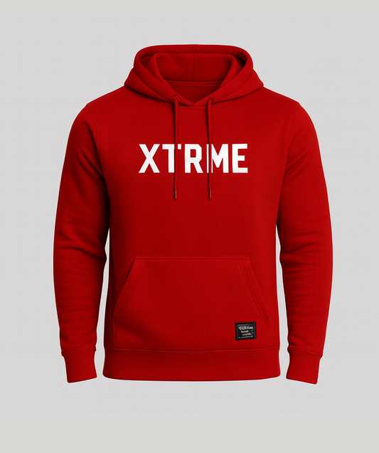 XTRME Red Hoodie — Core Edition