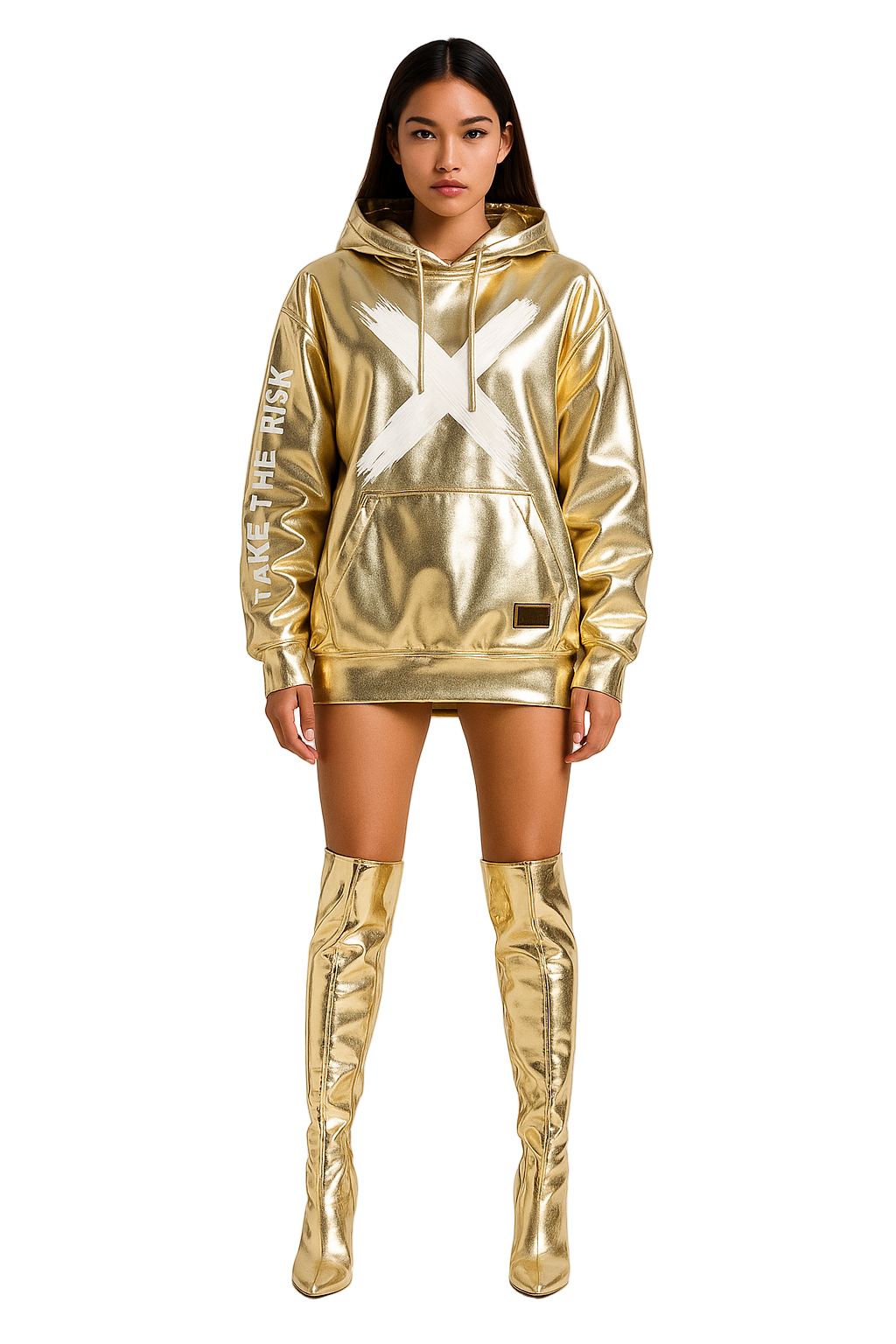 Hoodie Gold Chrome Era