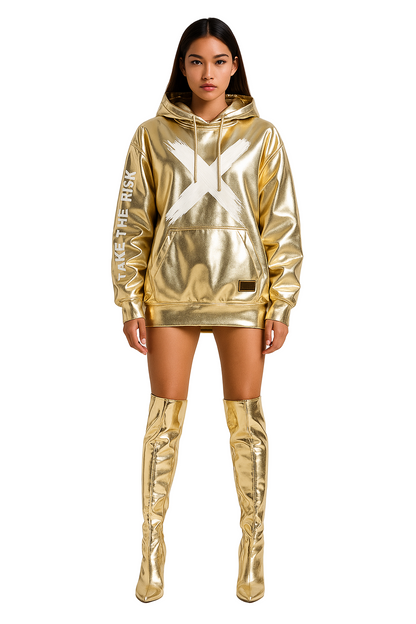 Hoodie Gold Chrome Era