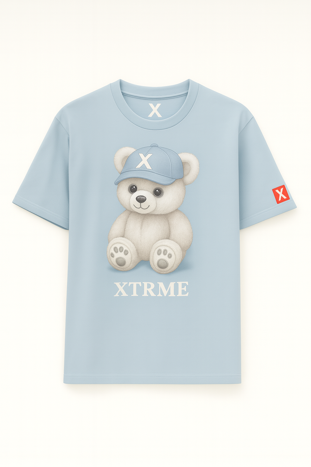 Bear X Tee – Sky Blue Edition