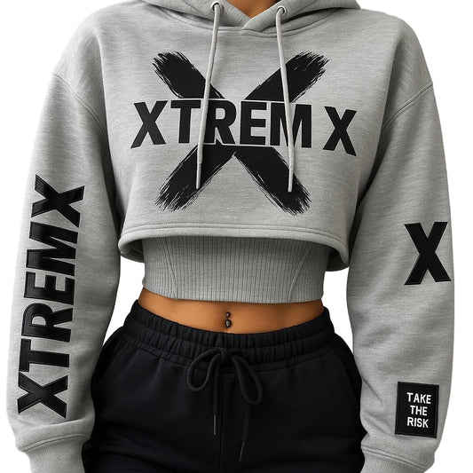 Hoodie Crop top Midnight Future