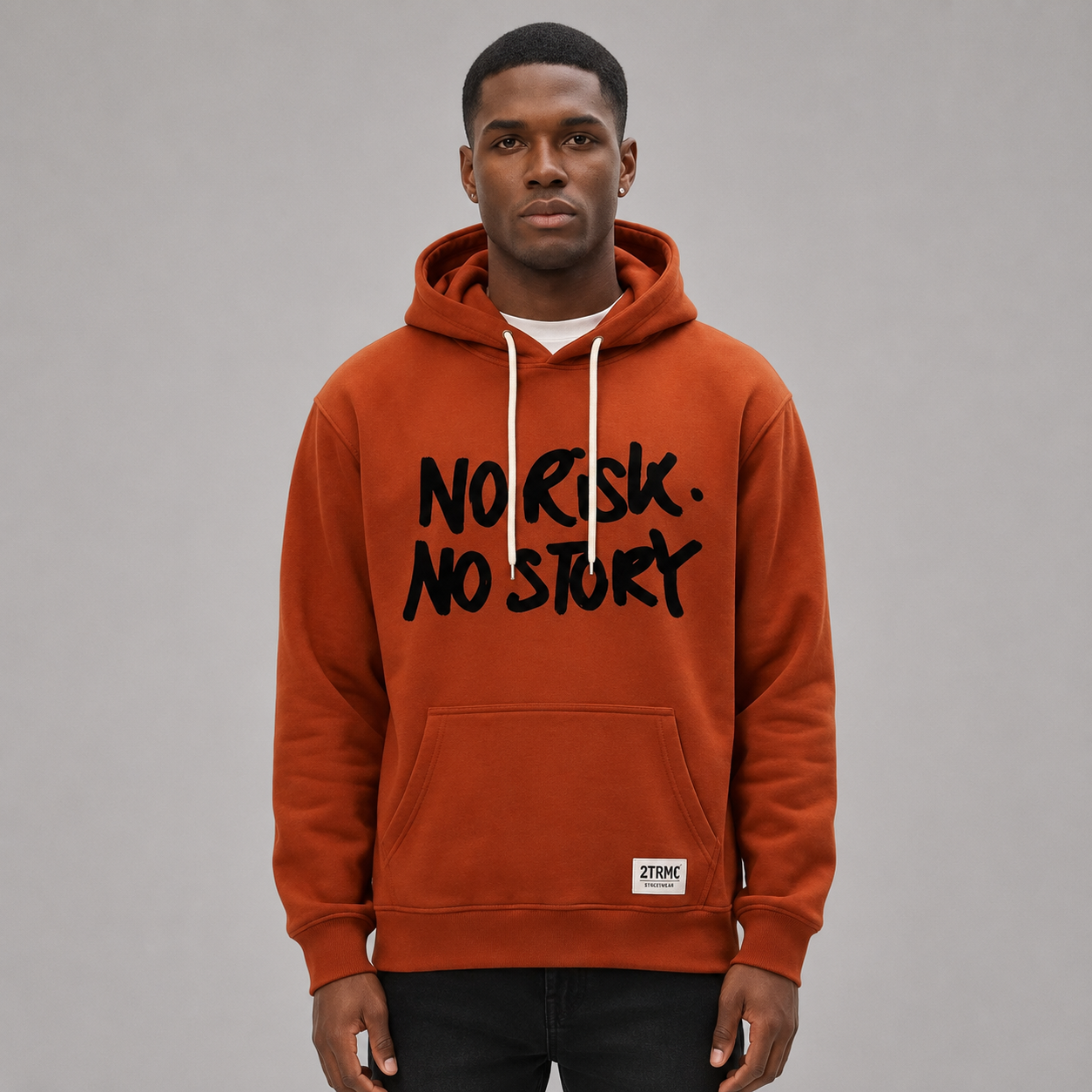No Risk No Story Hoodie – Burnt Orange (Men)