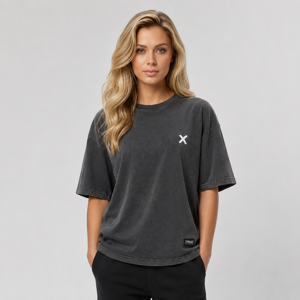 Essential X T-Shirt – Charcoal Grey (Women)