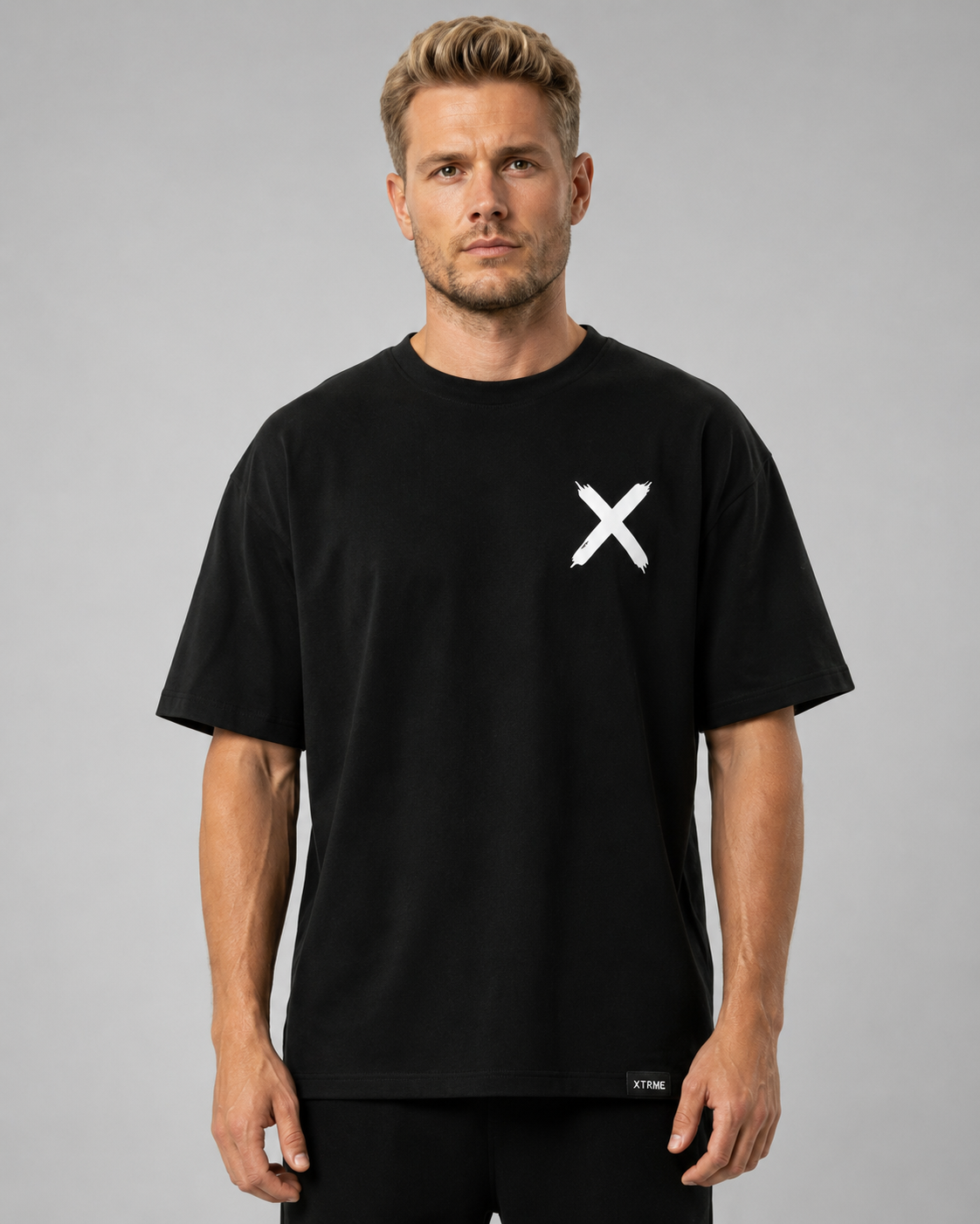 Brush X T-Shirt – Black (Men)