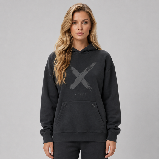 Brush X Hoodie – Black (Women)