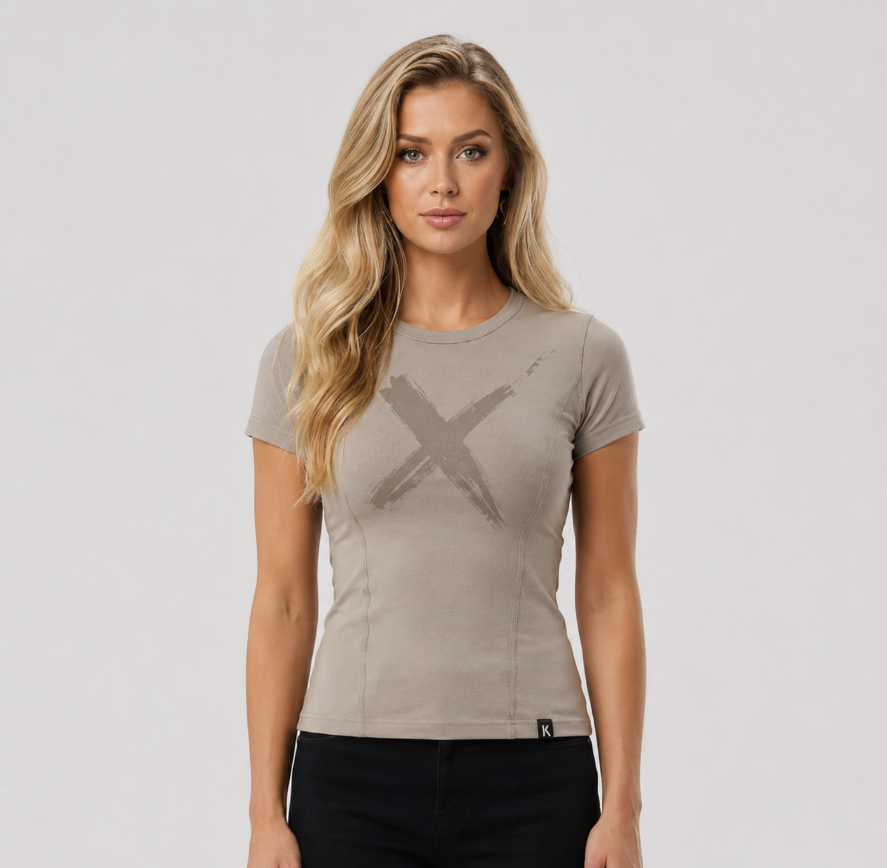 Brush X T-Shirt – Dust Mauve (Women)