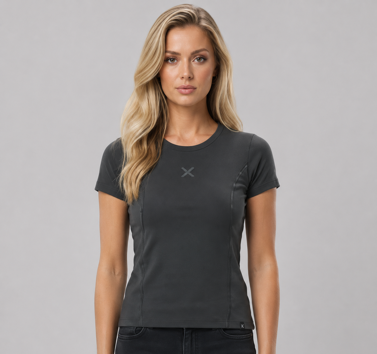 Urban Seam T-Shirt – Dark Grey (Women)
