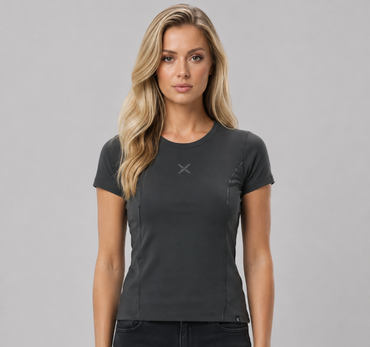 Urban Seam T-Shirt – Dark Grey (Women)